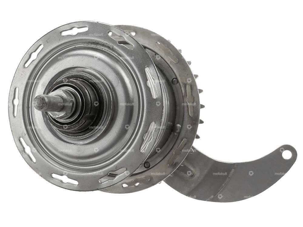 GPO 17" Speichen-Set inkl. Nippel (Rücktrittfelge HR90-Nabe) Inox Carousel Image 3