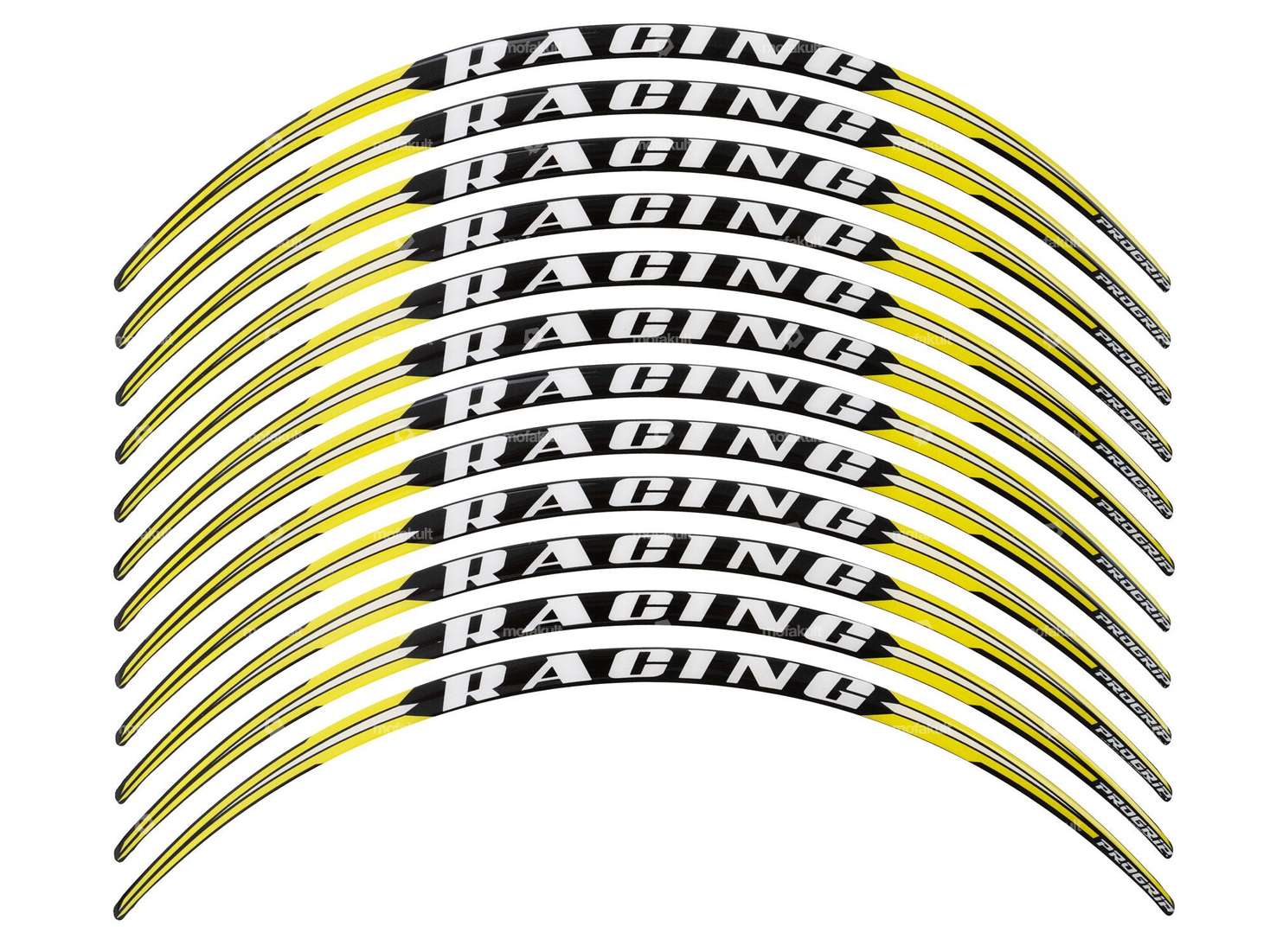 ProGrip sticker rims Racing yellow Carousel Image 1