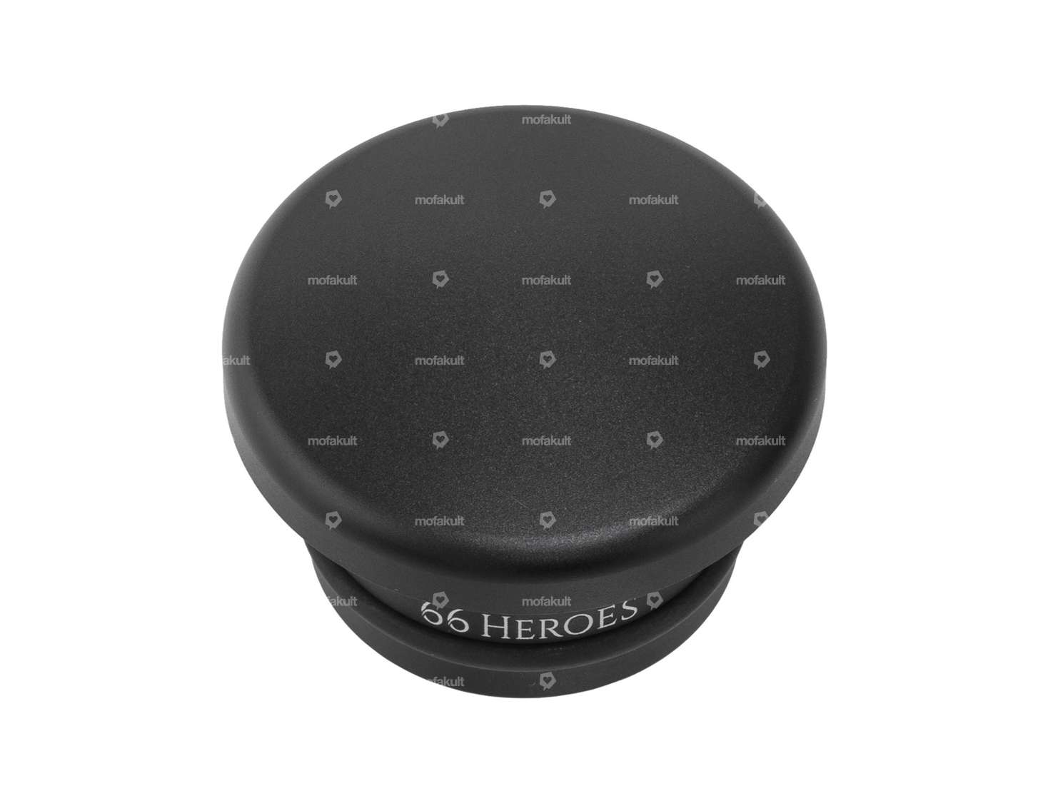 66HEROES Tappo serbatoio alluminio rotondo nero | Piaggio SI Carousel Image 1