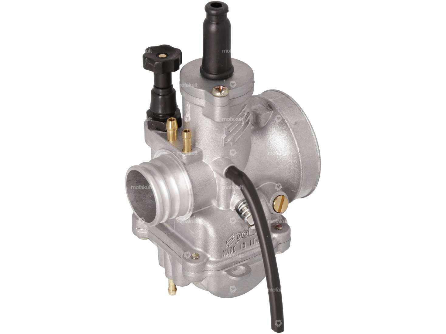 Carburatore Polini CP 17,5 mm (starter manuale) flangia in gomma Carousel Image 3