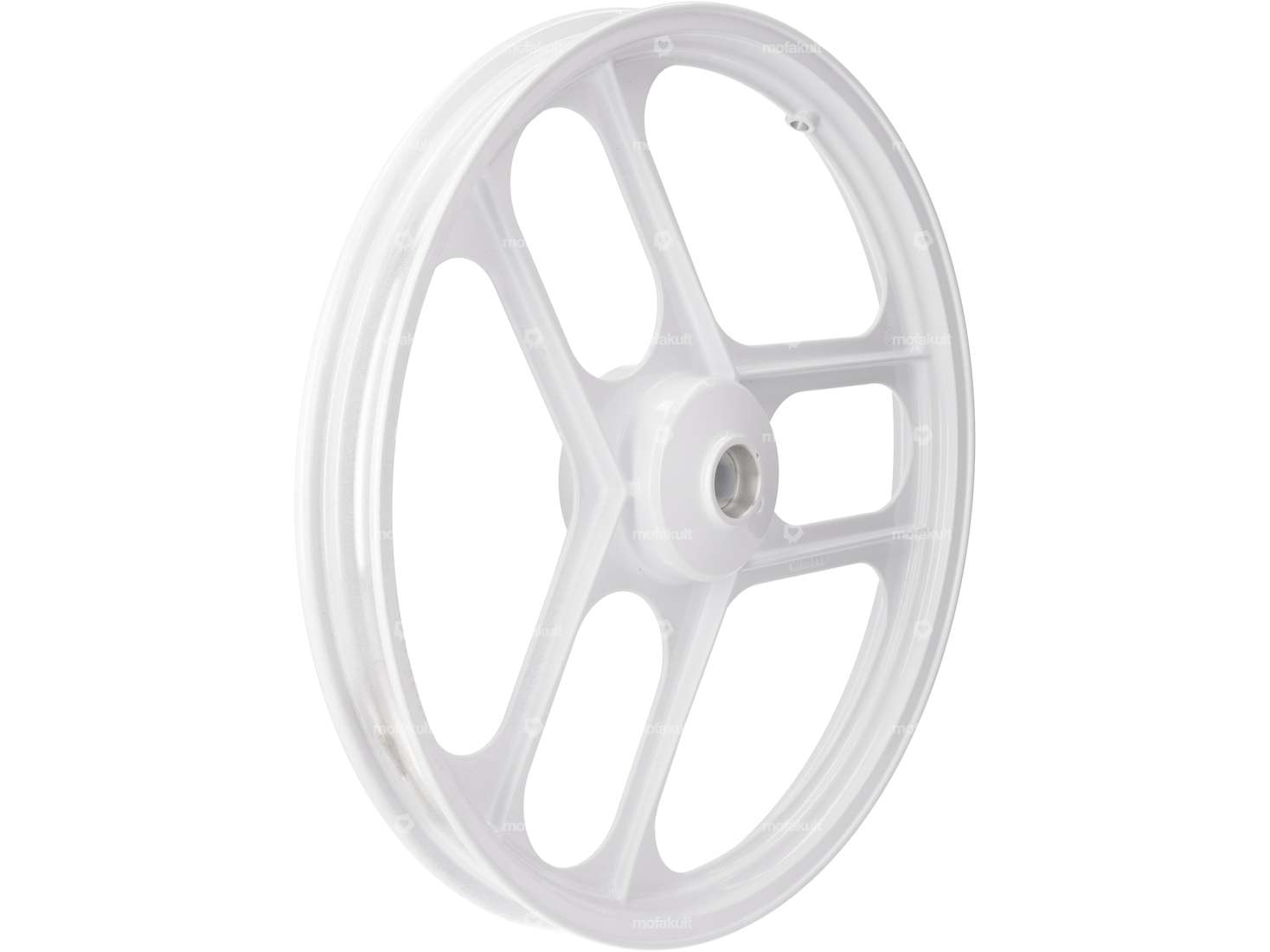 Grimeca alloy rim 16" white (3/6 spoke) front | Pony Cross 521 Carousel Image 2