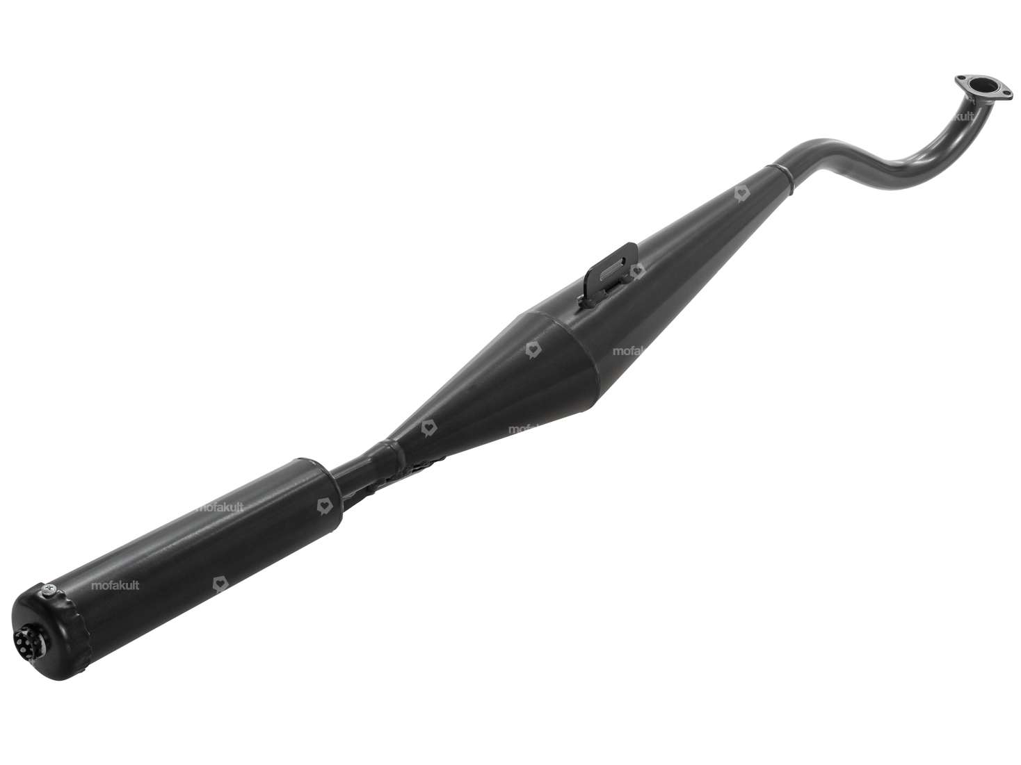 Scarico HOMOET P4 Special (sezione centrale più lunga) nero | Puch Carousel Image 2