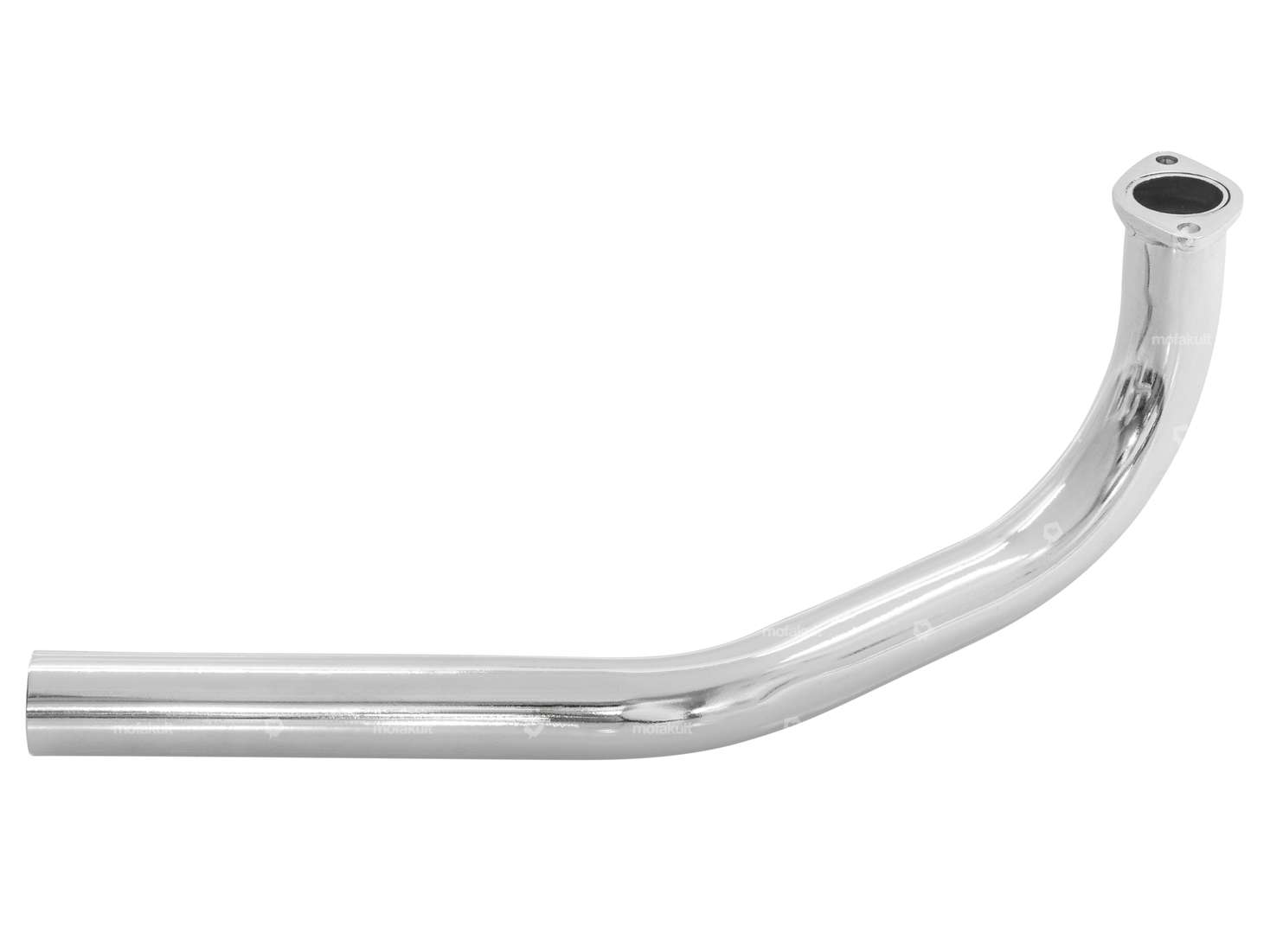 Auspuffkrümmer 28 mm Chrom | Tomos A3, A35 Carousel Image 1