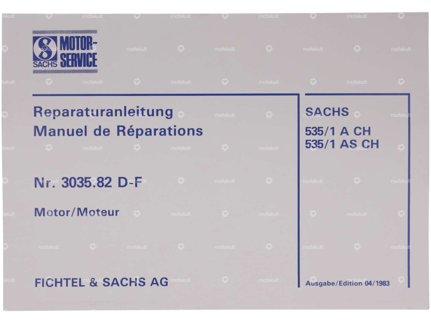 Reparaturanleitung | Sachs 535/1 A, AS CH Carousel Image 1