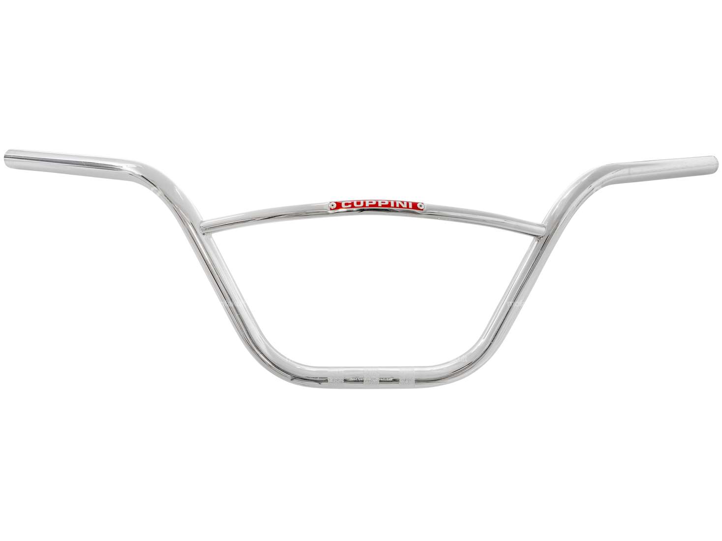 Piastra forcella del manubrio 22 cm curva con puntone cromato Carousel Image 1