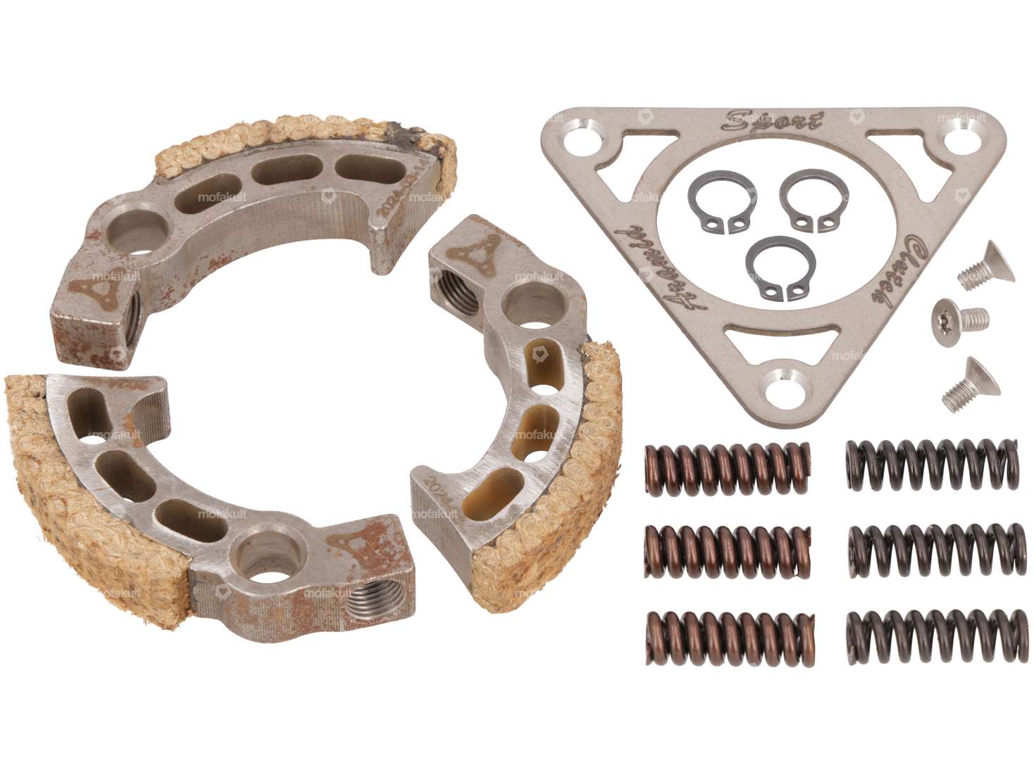 Kit di conversione ASP frizione "intrecciata" a 3 griffe in aramide | Puch E50 Carousel Image 1