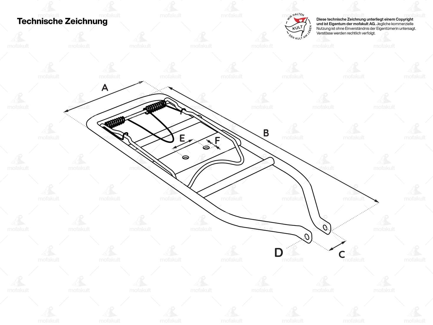 Portapacchi nero | Puch Maxi S Carousel Image 3
