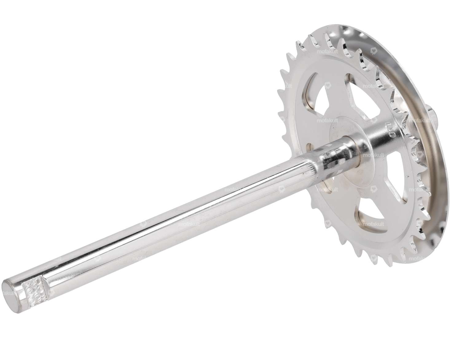 Asse pedale GPO 28 T. con chiavetta zincata | Piaggio Ciao Carousel Image 2