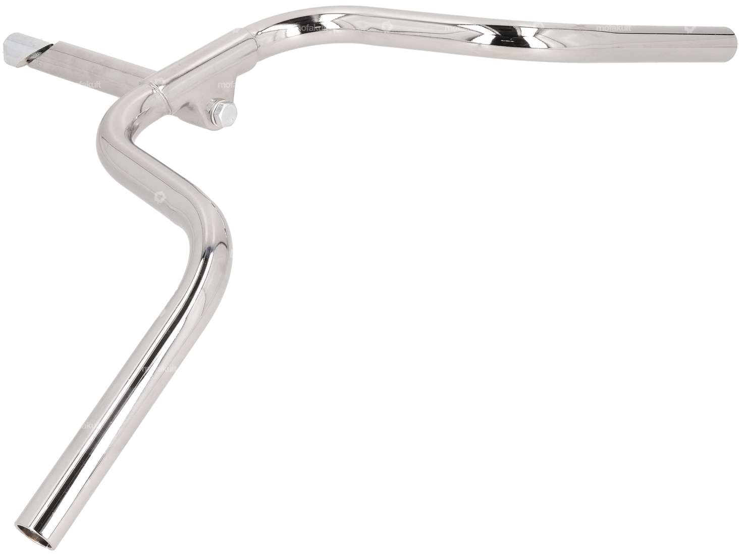 Manubrio con attacco 17 cm Ø 22 mm Forcella EBR cromata | Puch Maxi N, X30 Carousel Image 2