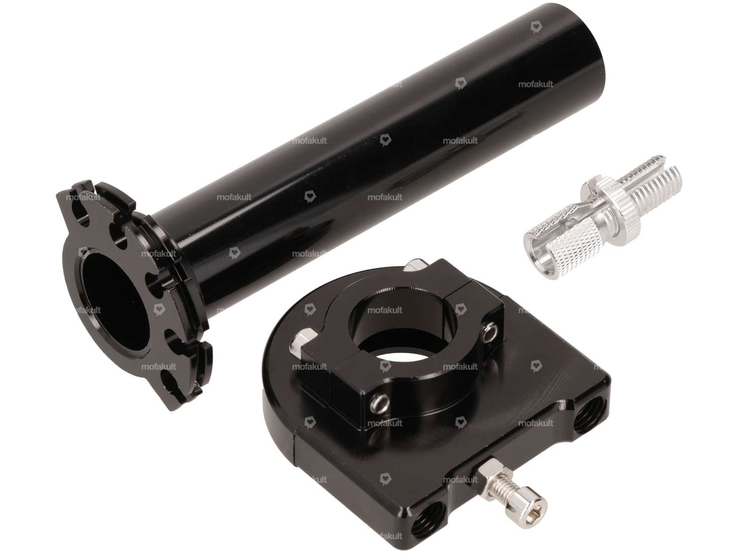 Manopola dell'acceleratore Tun'R in alluminio CNC anodizzato nero Carousel Image 4