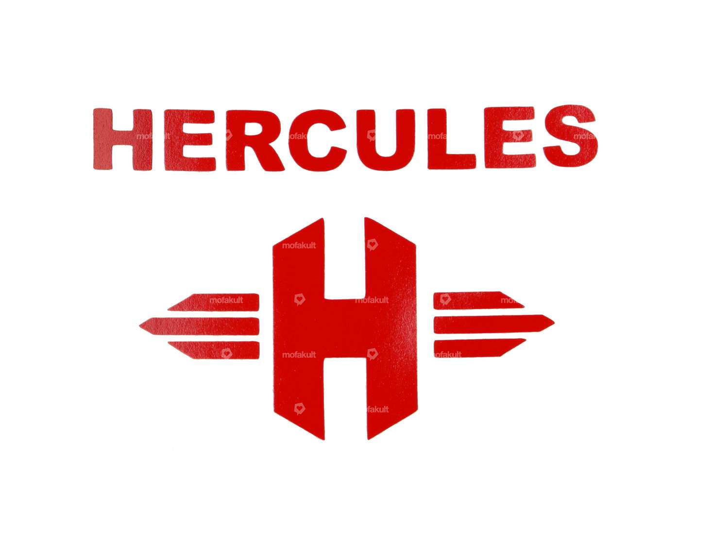 Adesivo reggisella "Hercules" rosso Carousel Image 1