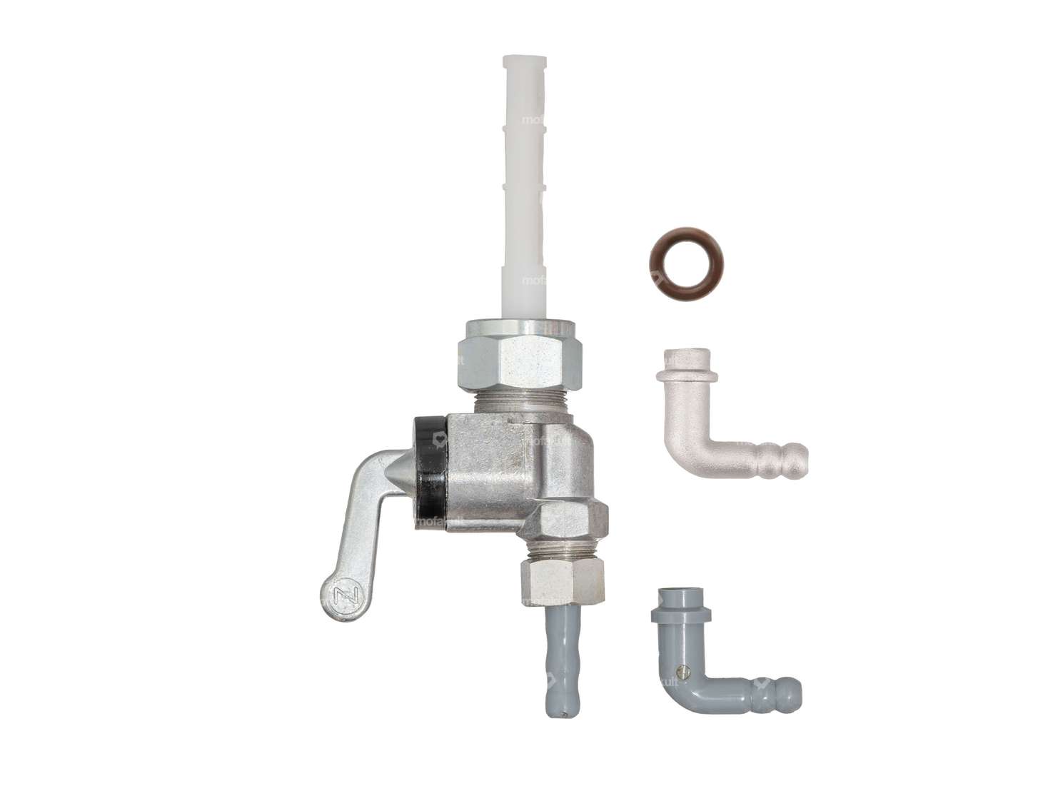 Rubinetto benzina Karcoma M16x1 verticale (con dado per raccordo) attacco alluminio | Puch X30 Velux Carousel Image 1