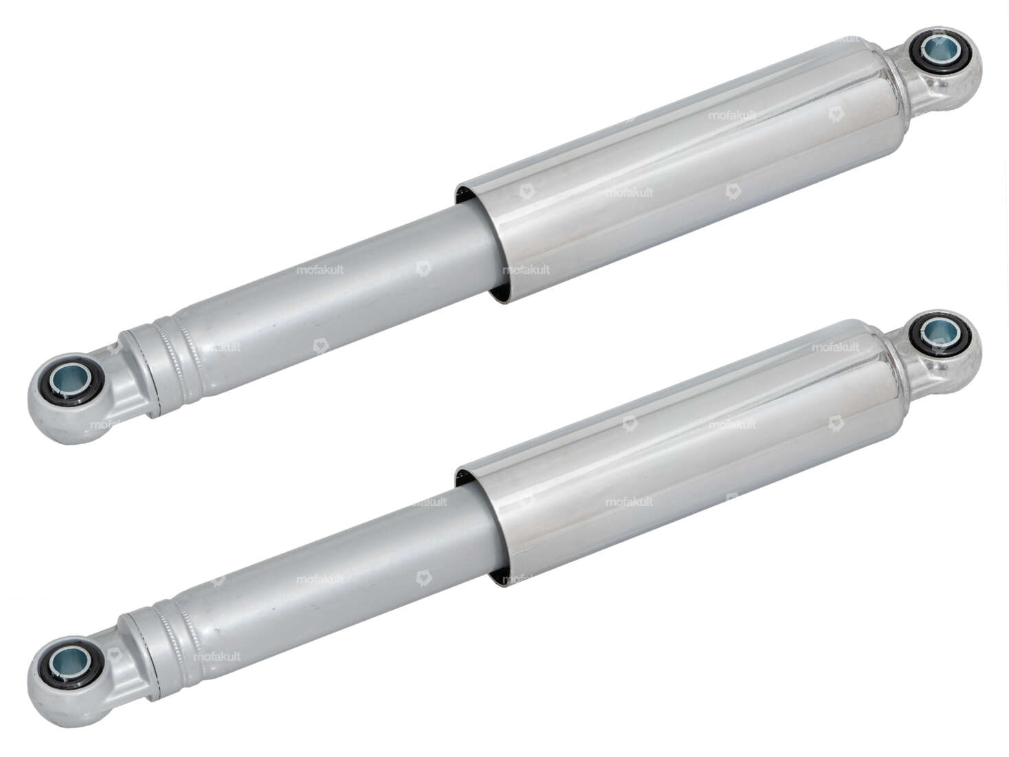 Ammortizzatore IMCA 30 cm oldschool cromo / argento Carousel Image 1