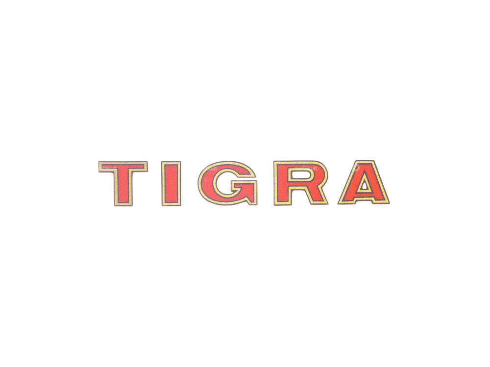 «Tigra» Aufkleber 62 x 10 mm Carousel Image 1