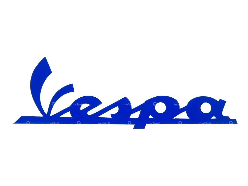 Adesivo Vespa blu Carousel Image 1