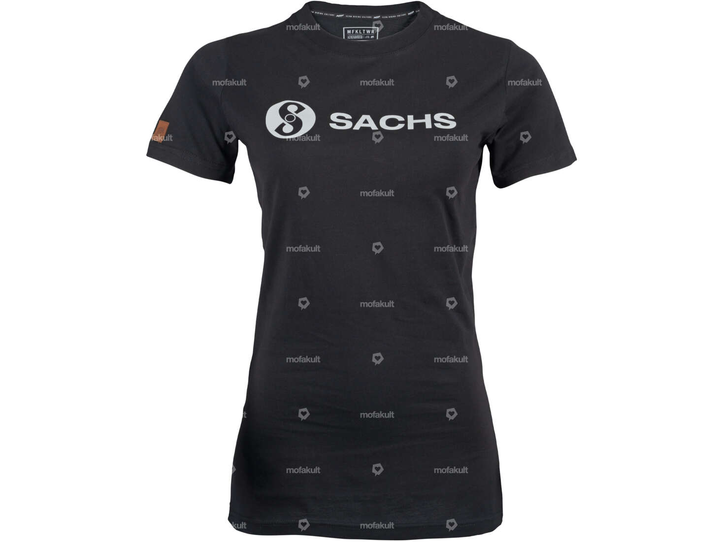mk-Merch T-Shirt «Sachs» (XS-XXL) Woman Black Carousel Image 1