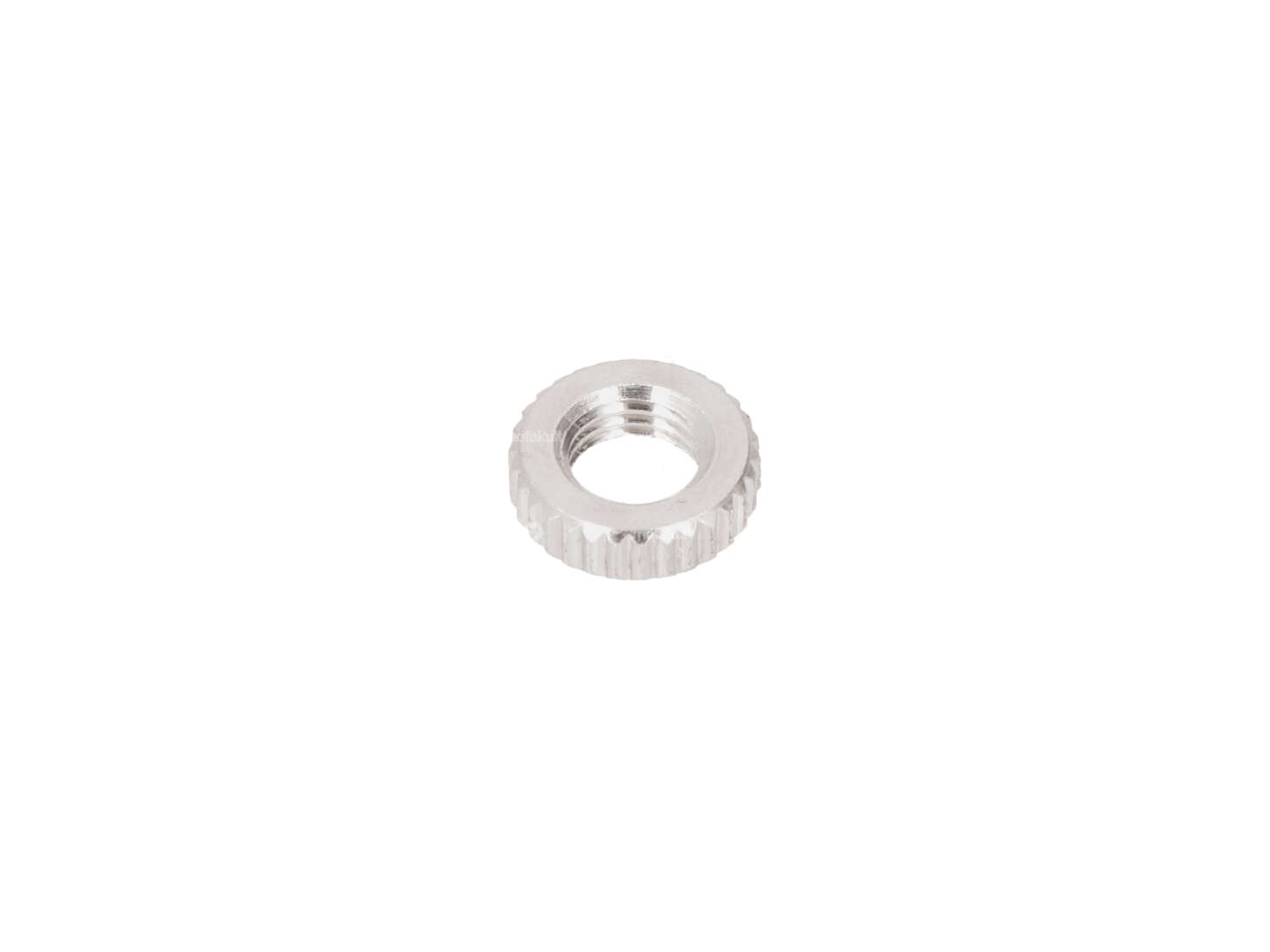 Dado M6x0,75 Curva tubo carburatore alluminio zigrinato Carousel Image 1