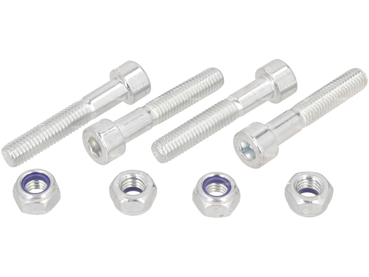 swiing® revival Schrauben-Set obere & untere Gabelbrücke verzinkt | Pony GTX 521 & Breitwand, Cross Carousel Image 1