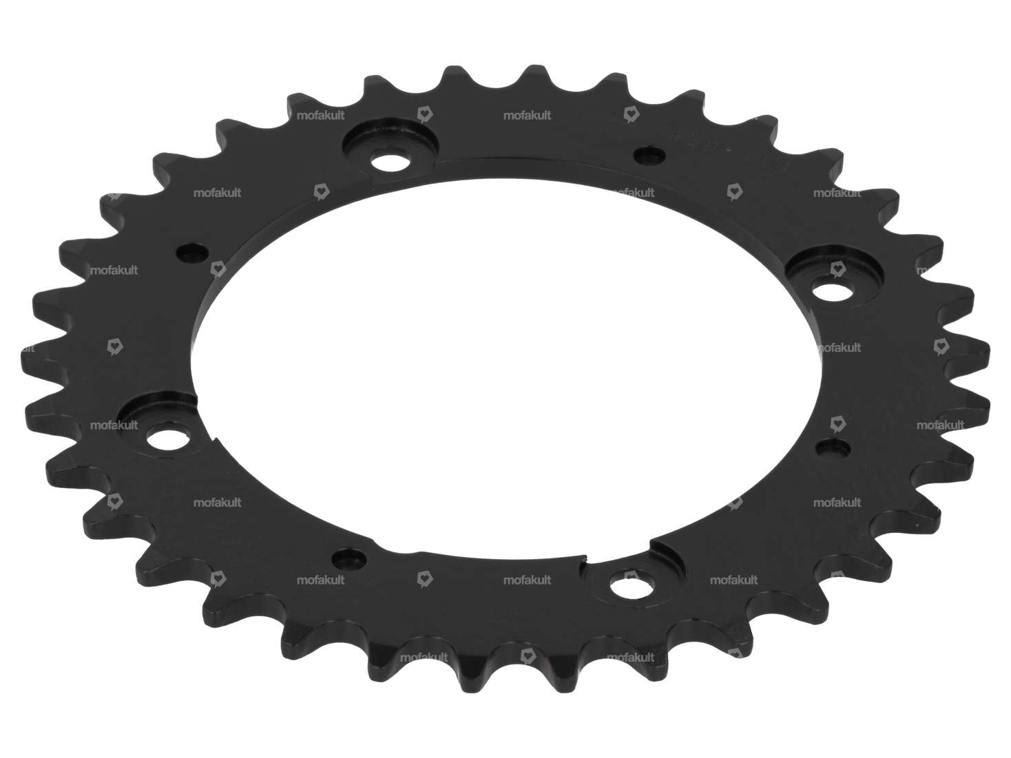 Pignone ESJOT 34 denti 4 fori coaster nero Carousel Image 2