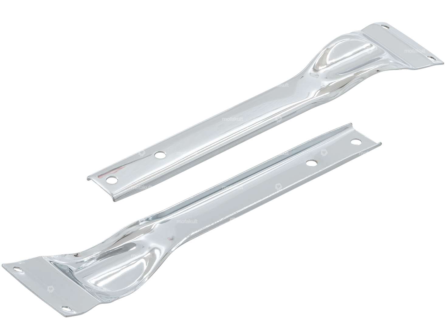 swiing® revival 17" set parafango anteriore angolare argento / cromo | Puch Maxi S, N Carousel Image 3