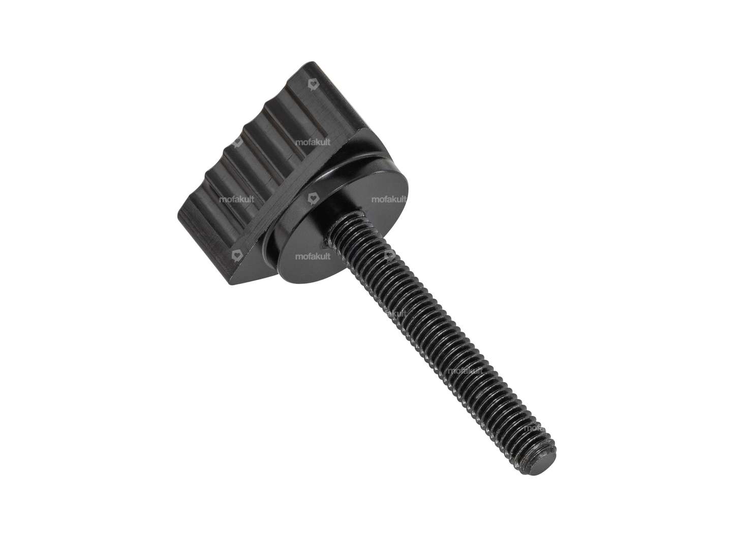 66HEROES vite di protezione laterale CNC 35 mm alluminio nero (materiale solido) Carousel Image 2