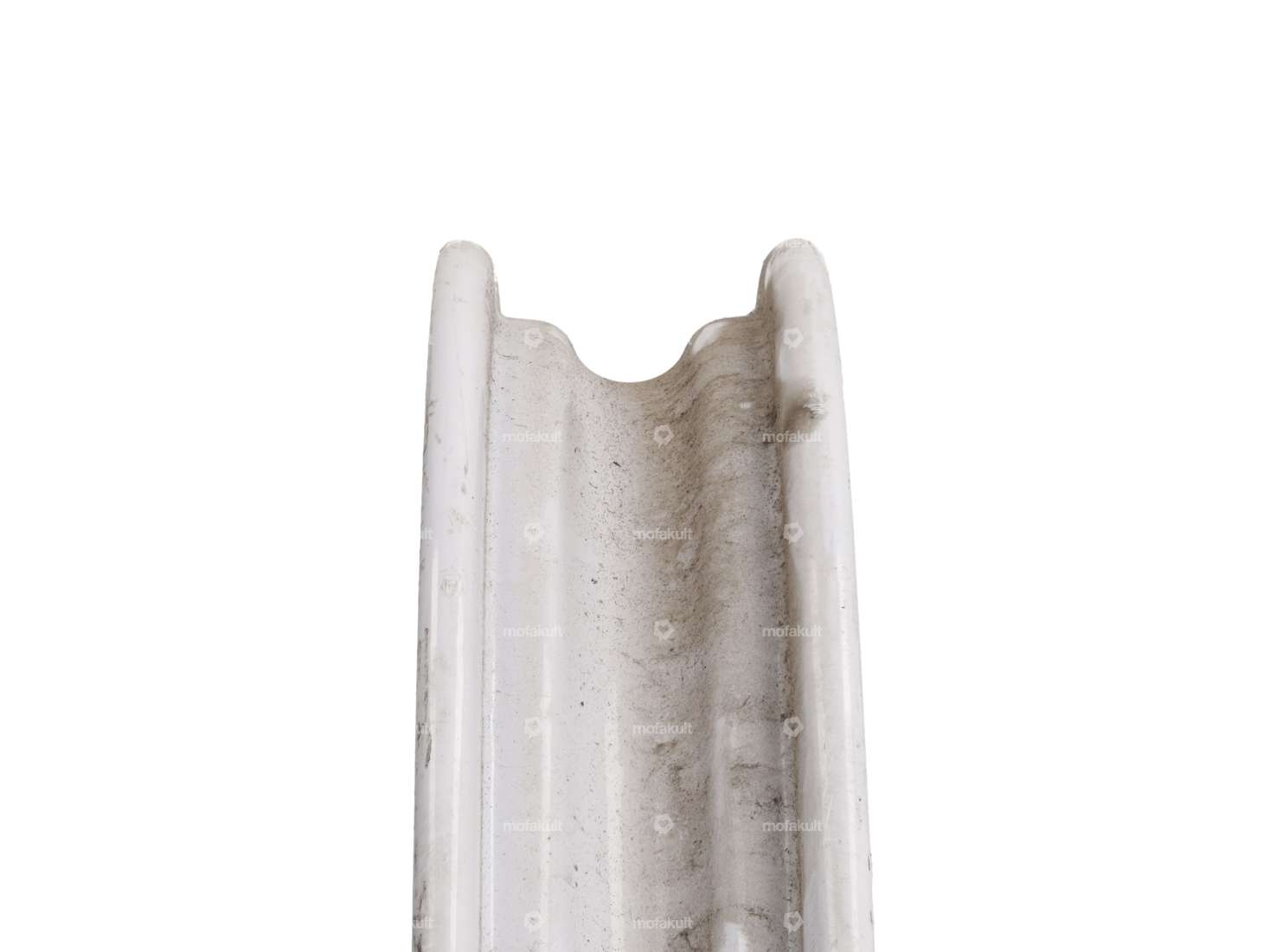 Cerchio Grimeca in alluminio 16" anteriore bianco (5/10 raggi) Carousel Image 3