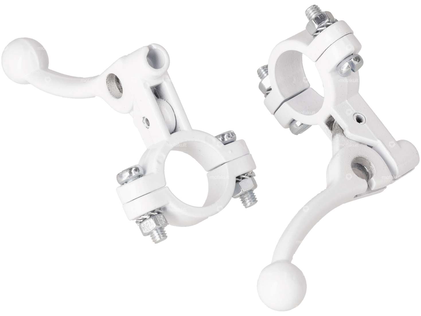 Set di maniglie Lusito automatiche bianche (gas corto) Carousel Image 4