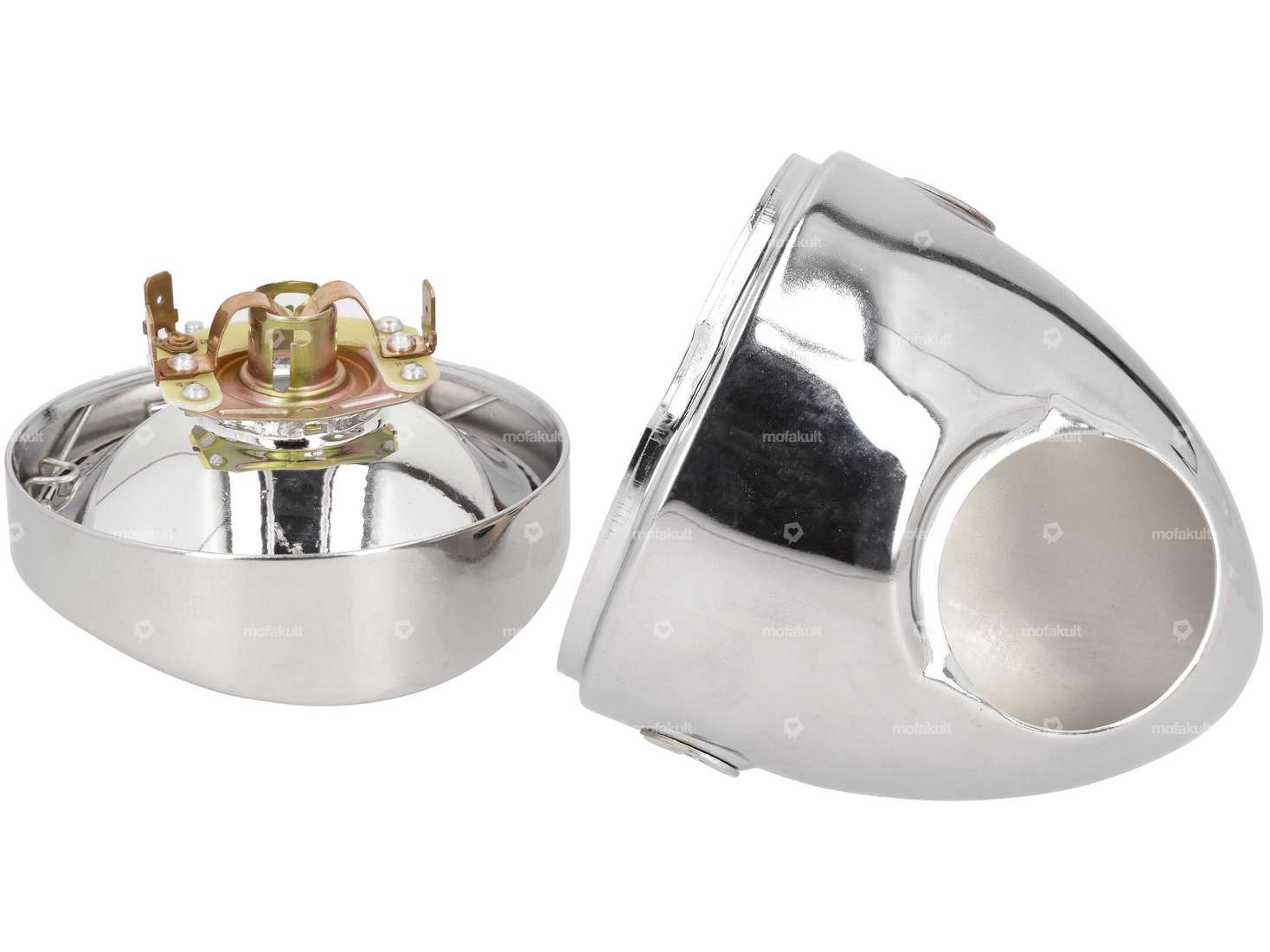 Eierlampe Ø 103 mm (seitliche Befestigung) Chrom Carousel Image 4