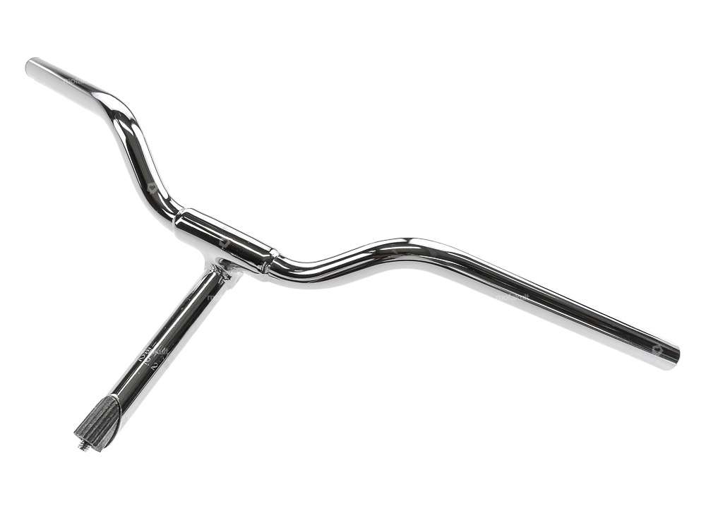 Lenker mit Vorbau 9 cm gschwungen Chrom Carousel Image 2