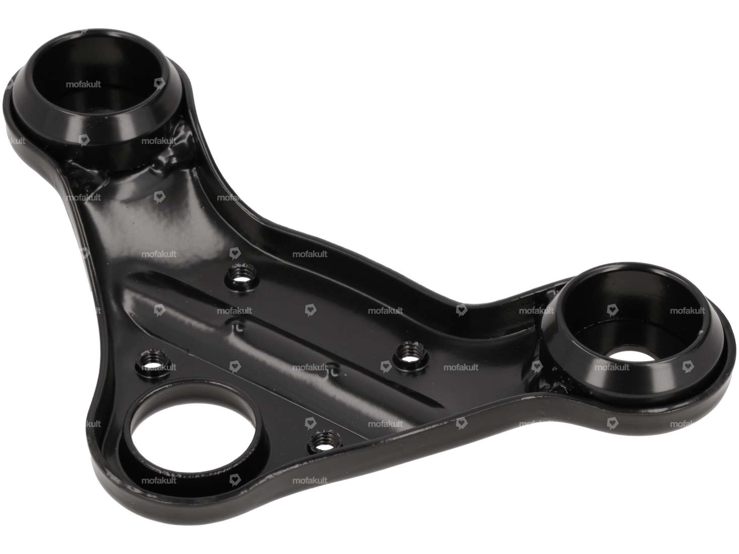 Morsetto triplo superiore EBR (barre guidate) nero Carousel Image 2