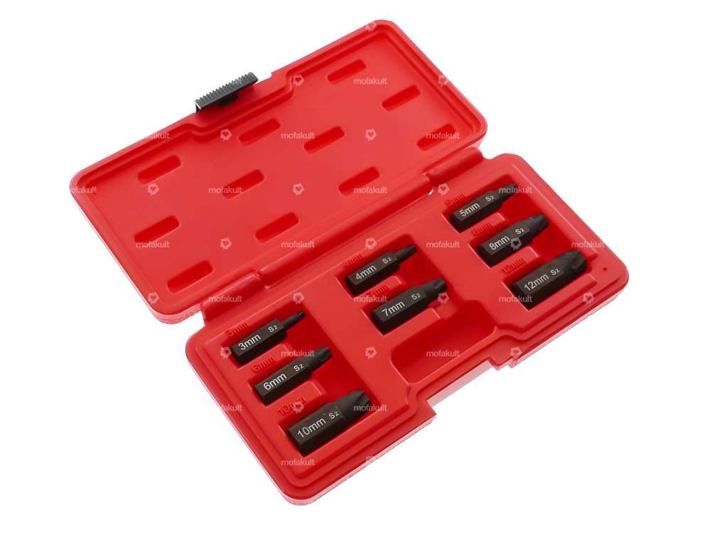 Buzzetti screw extractor set 8 pcs. Carousel Image 1
