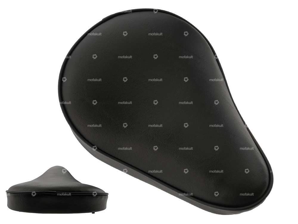 Sattel «Tuck & Roll» uni schwarz Carousel Image 1