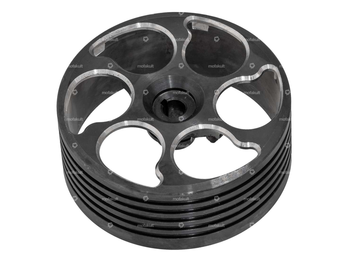 Clutch bell converter Vario CNC steel black | Piaggio Ciao, SI, Bravo, Boxer Carousel Image 1