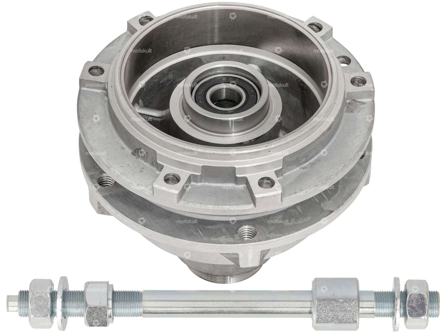 Mozzo ruota GPO incl. asse ruota fusa posteriore | Puch Maxi, X30 NG-2AH Carousel Image 1