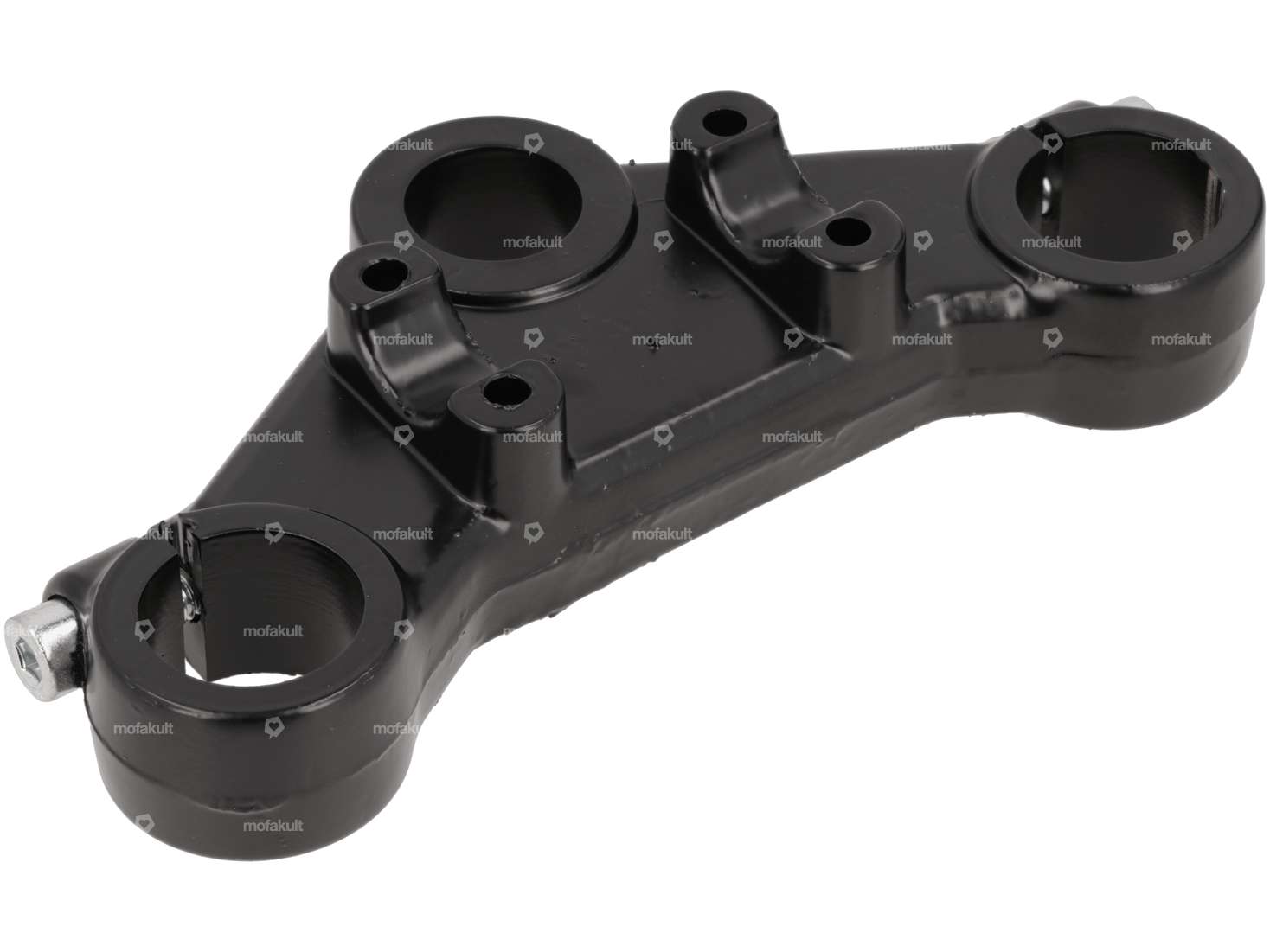 Albero triplo superiore EBR in alluminio Harry (longheroni Ø 30 mm) nero Carousel Image 1