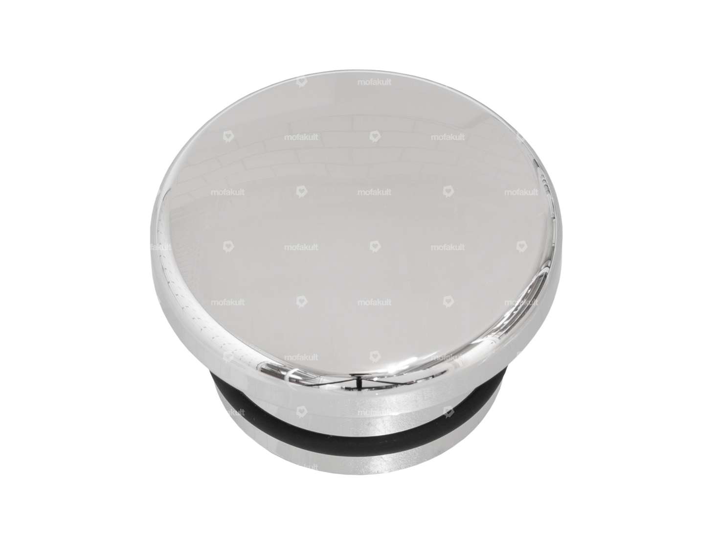 66HEROES Tappo serbatoio alluminio tondo cromato | Piaggio SI Carousel Image 1