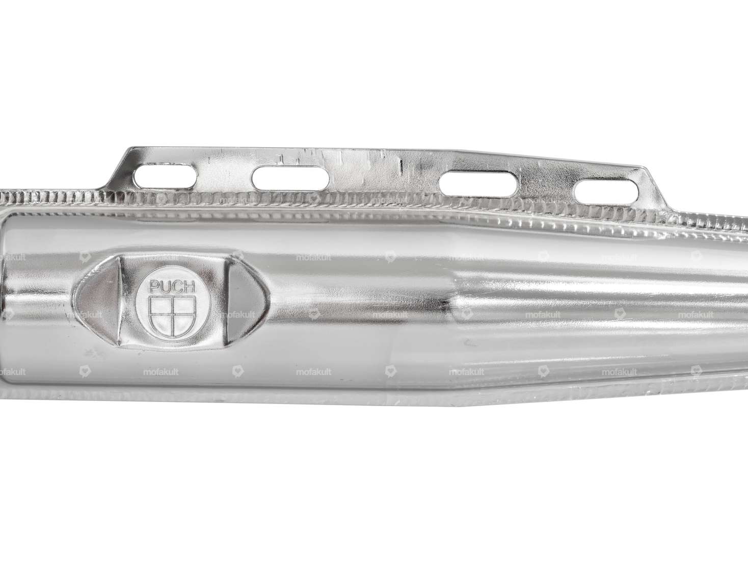 Jamarcol Auspuff 22 mm 2-Teiler Nachbau (mit Nummer & Logo) | Puch Carousel Image 4