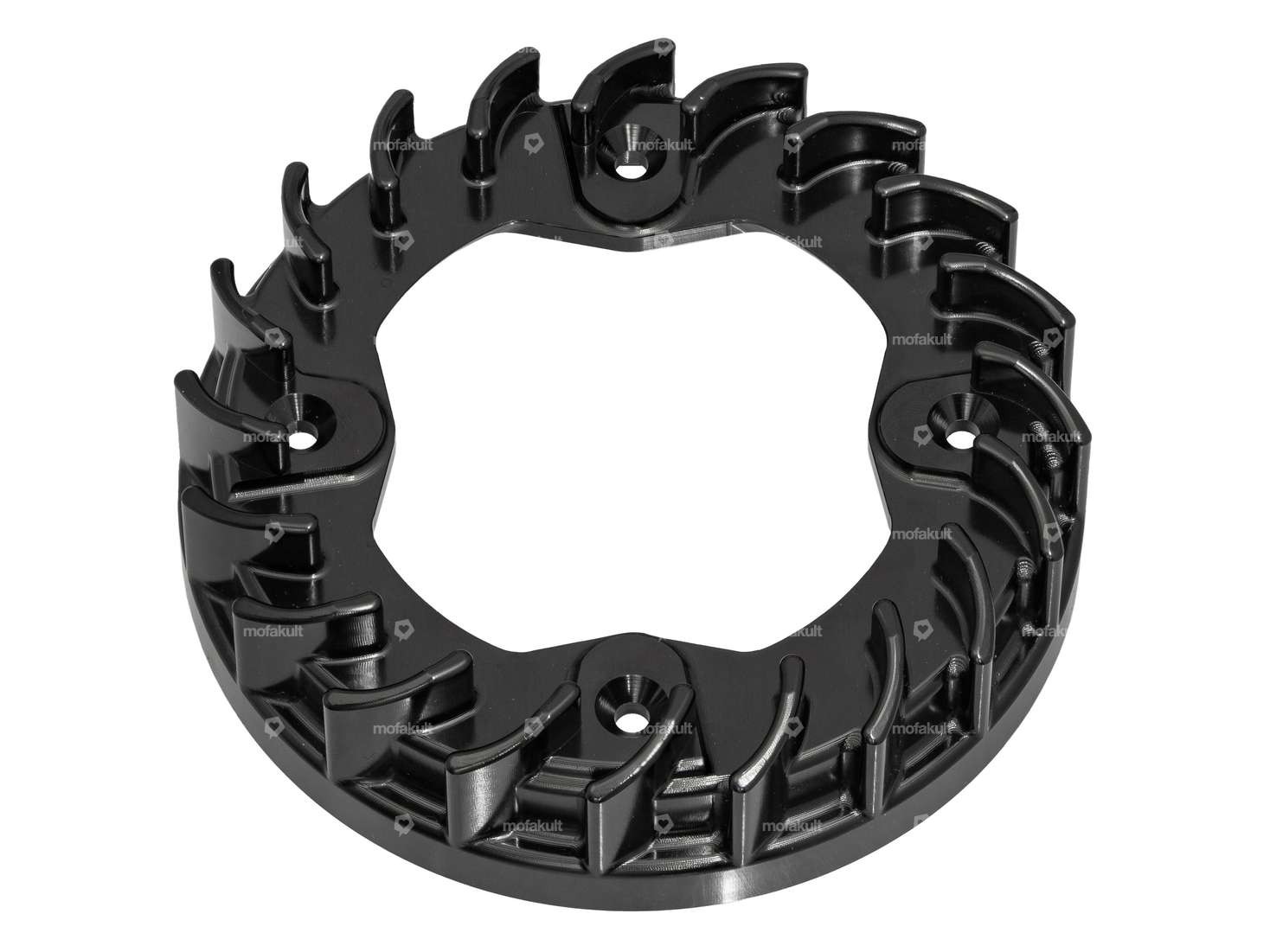 Ventola alluminio CNC nero | Minarelli V1 (108) Carousel Image 1