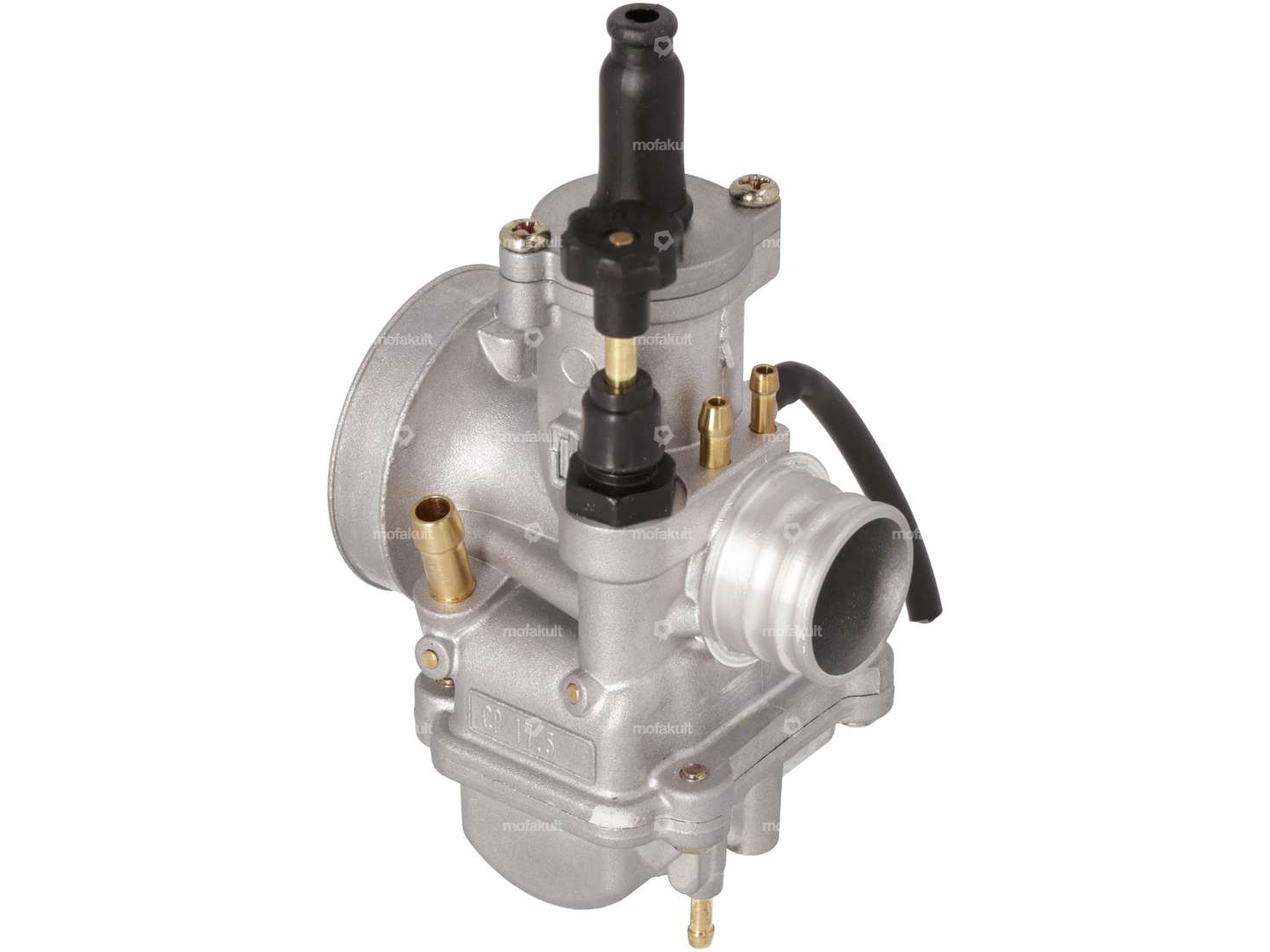 Carburatore Polini CP 17,5 mm (starter manuale) flangia in gomma Carousel Image 4