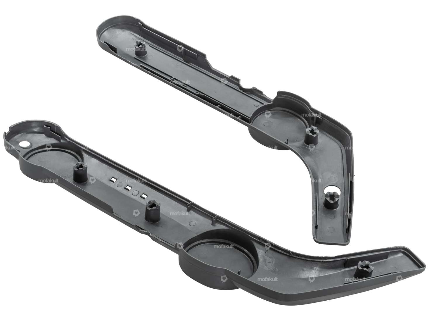 Protezioni laterali angolari mono grigio scuro | Piaggio Ciao Carousel Image 2