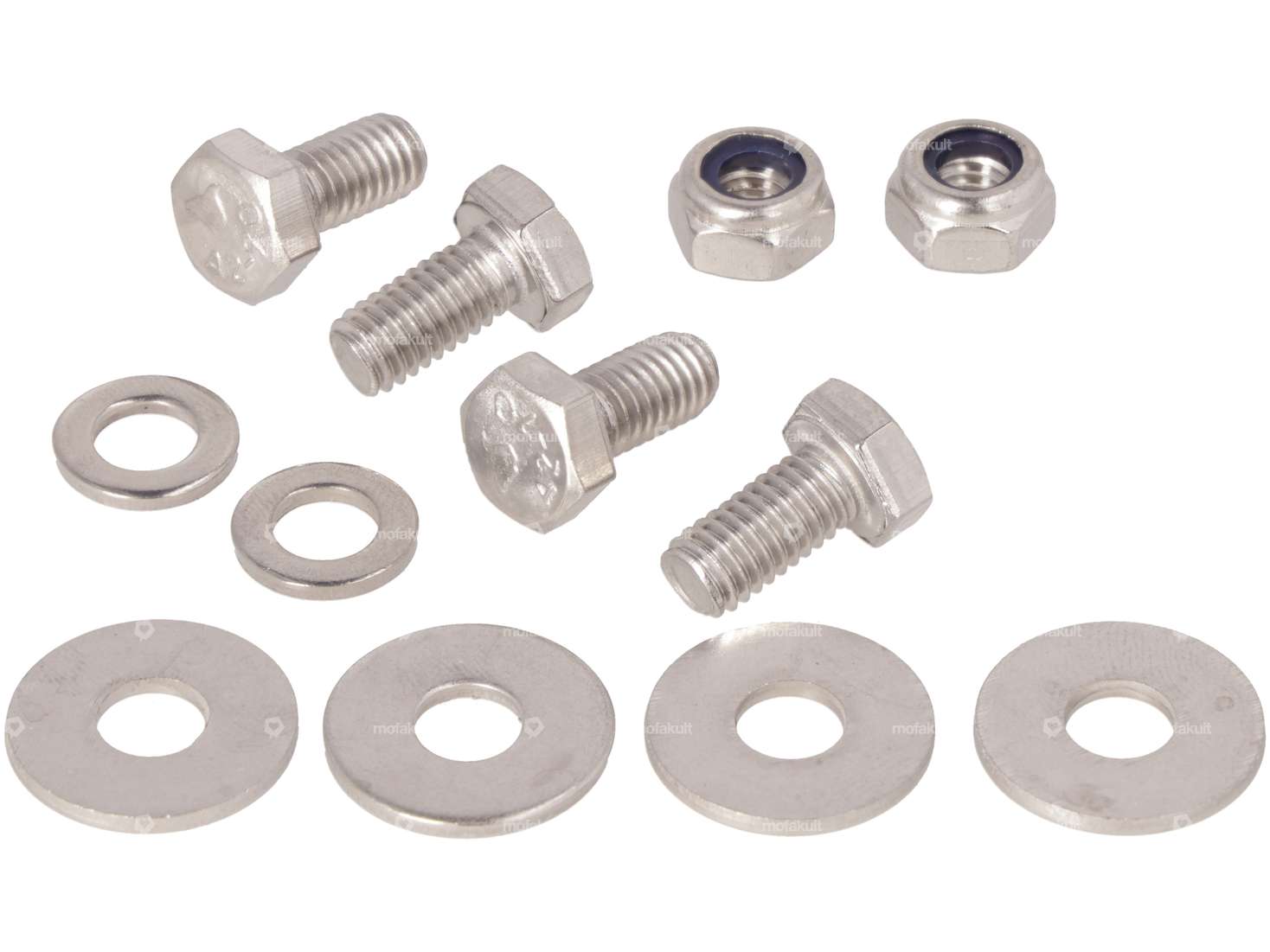 set di viti swiing® revival piastra di protezione anteriore Inox | Piaggio Ciao Carousel Image 1