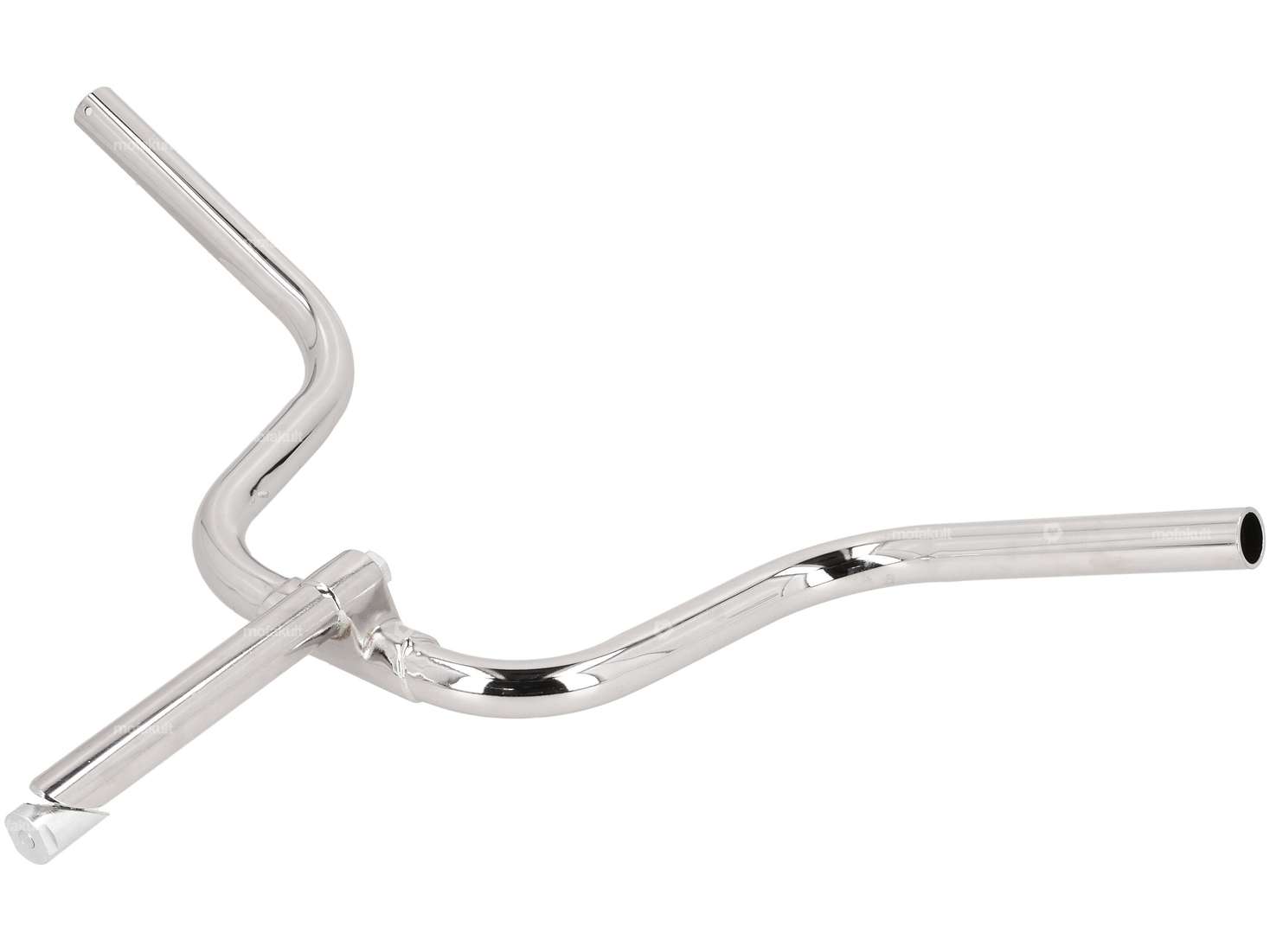 Manubrio con attacco 17 cm Ø 22 mm Forcella EBR cromata | Puch Maxi N, X30 Carousel Image 3