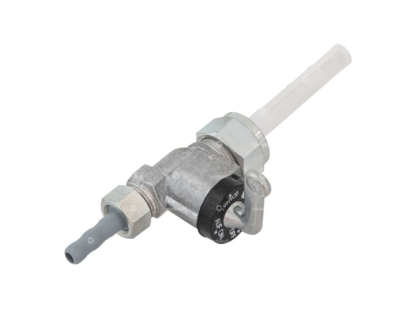 Rubinetto benzina Karcoma M16x1 verticale (con dado per raccordo) attacco alluminio | Puch X30 Velux Carousel Image 2