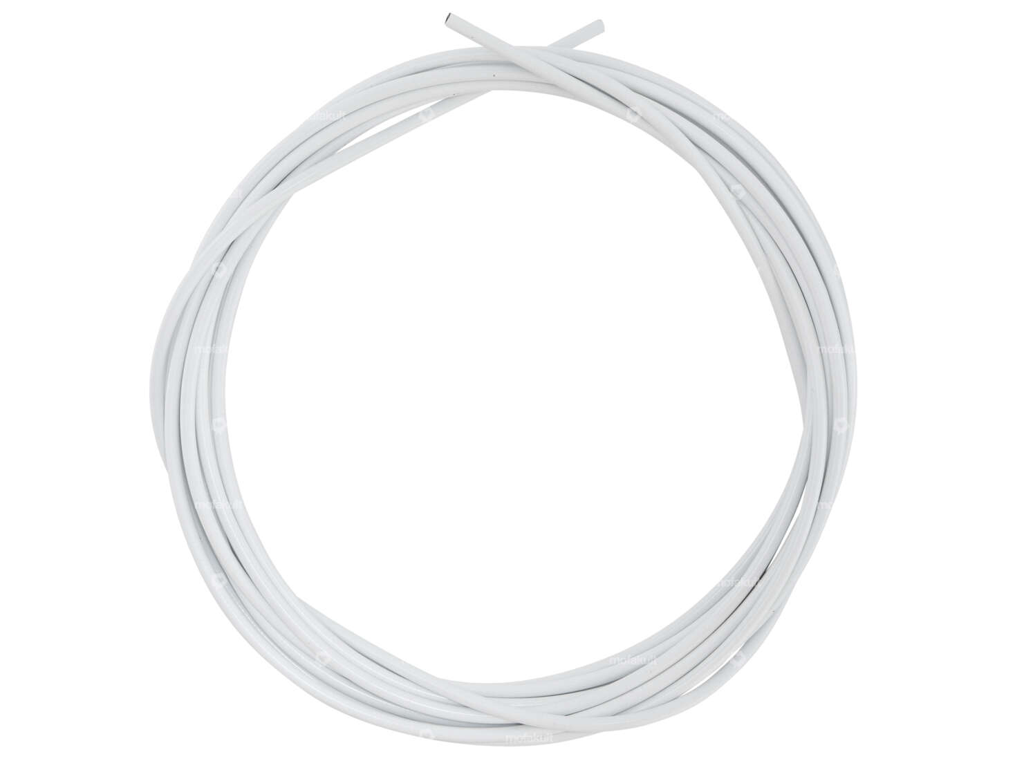 Kabelhülle Ø 5 mm weiss (6 Meter Rolle) PTFE-gefettet Carousel Image 1