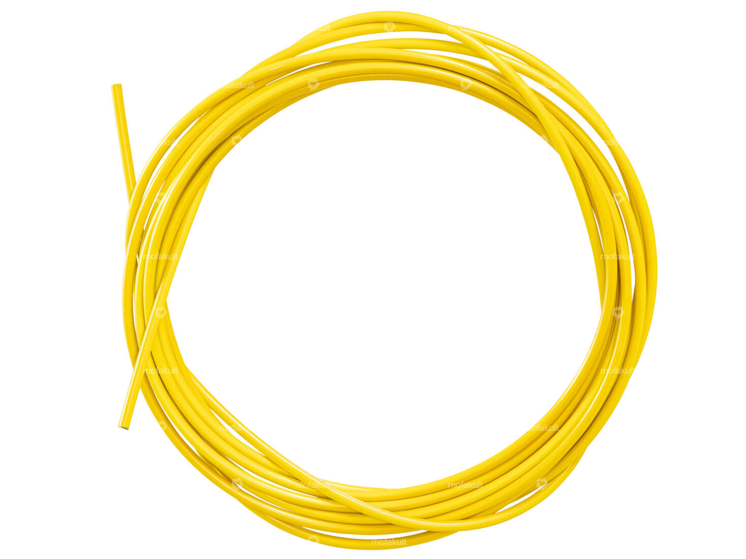 Guaina per cavi Ø 5 mm oro (rotolo da 6 metri) PTFE ingrassato Carousel Image 1