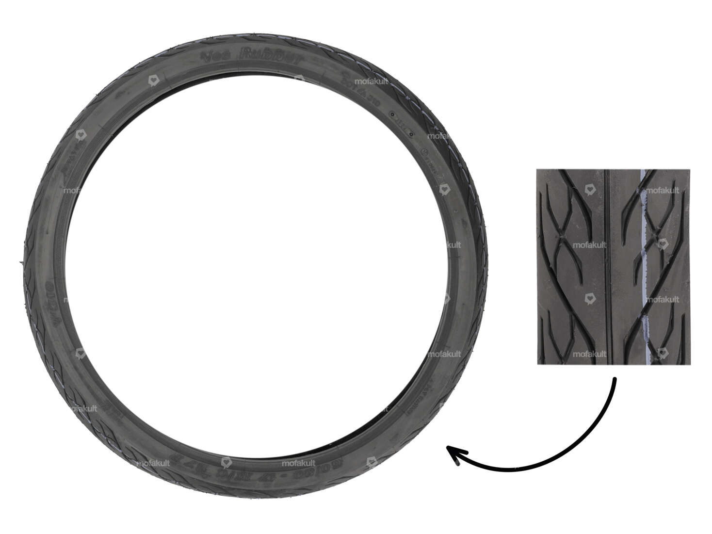 VeeRubber 60/80 x 17" Reifen VRM310 (V310) Semi-Slick Carousel Image 1