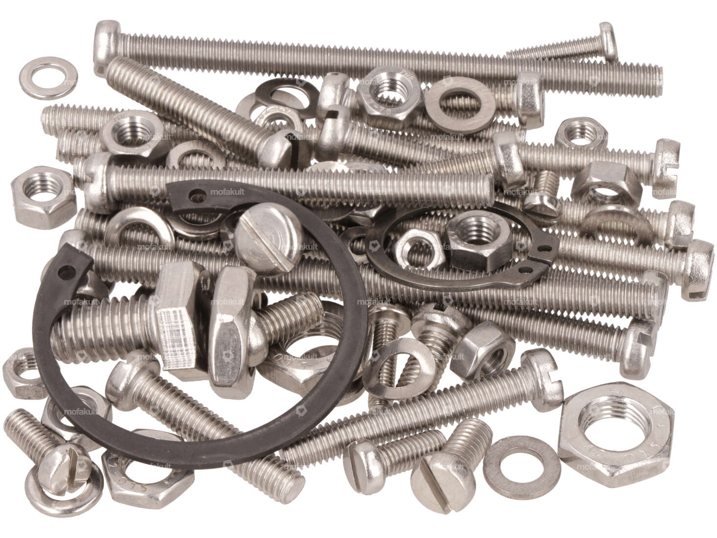 Set di viti di rilancio swiing® Motore Inox | Zündapp Belmondo (Tipo 247) Carousel Image 1