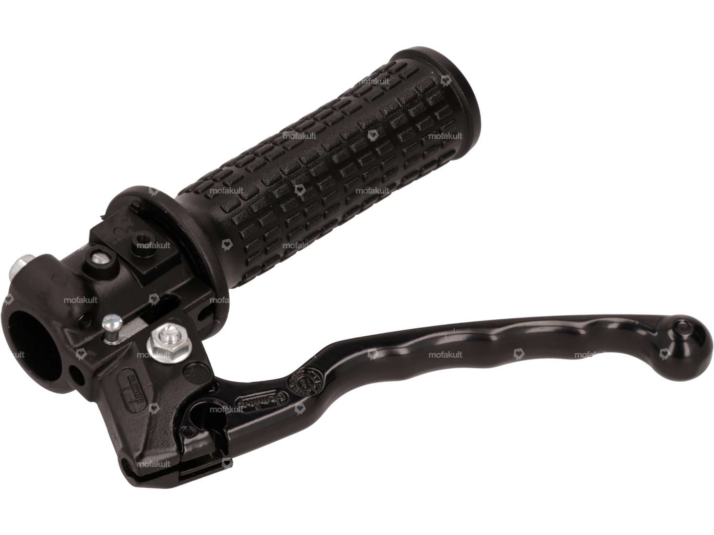 Set manopole Domino alluminio nero | Piaggio Ciao, SI Carousel Image 2