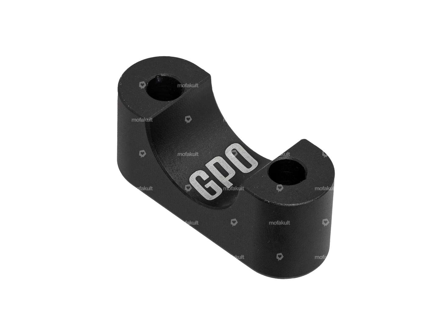 GPO Klemmbrücke EBR Guss-Gabelplatte Alu schwarz Carousel Image 2