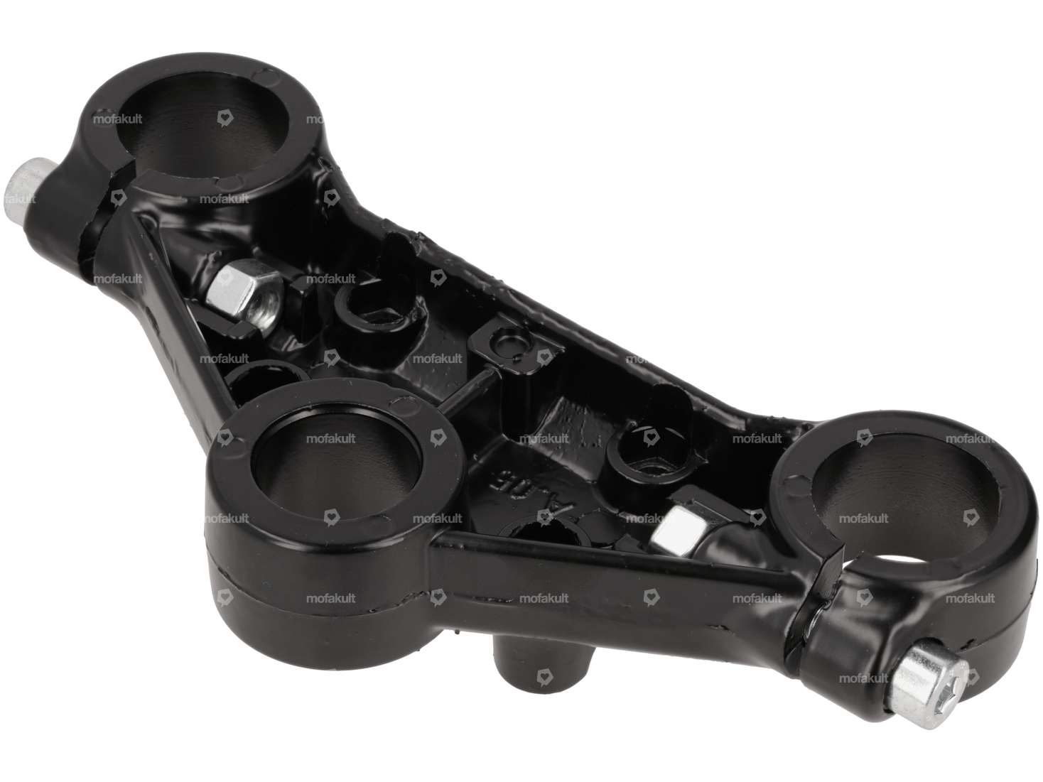 Albero triplo superiore EBR in alluminio Harry (longheroni Ø 30 mm) nero Carousel Image 2